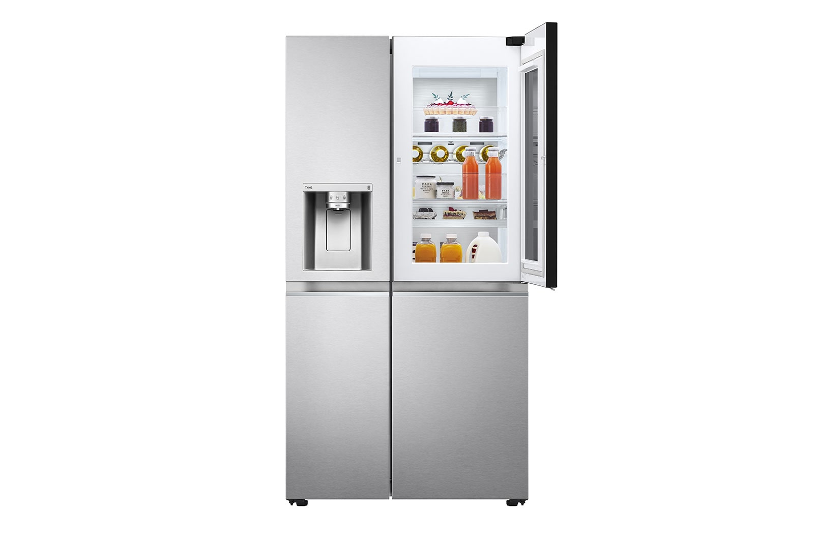 LG GSXV90BSDE side-by-side refrigerator Freestanding – image 3