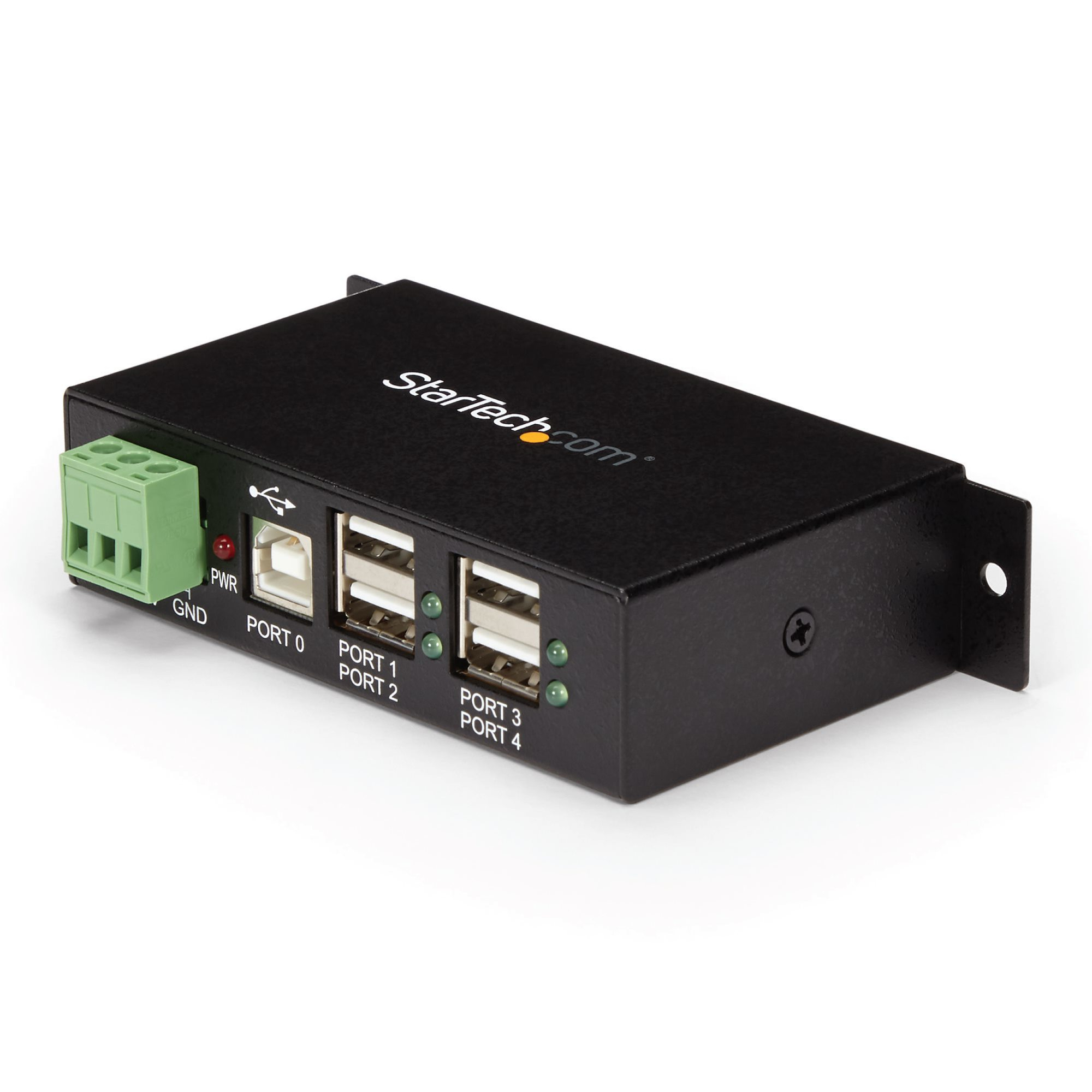 StarTech.com 4 Port Rugged USB 2.0 Hub TAA with ESD Protection ST4200USBM