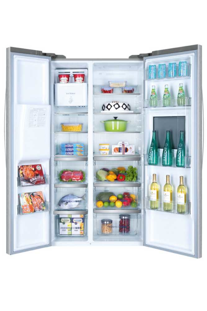 Haier HRF-630AM7 side-by-side refrigerator Freestanding – image 3