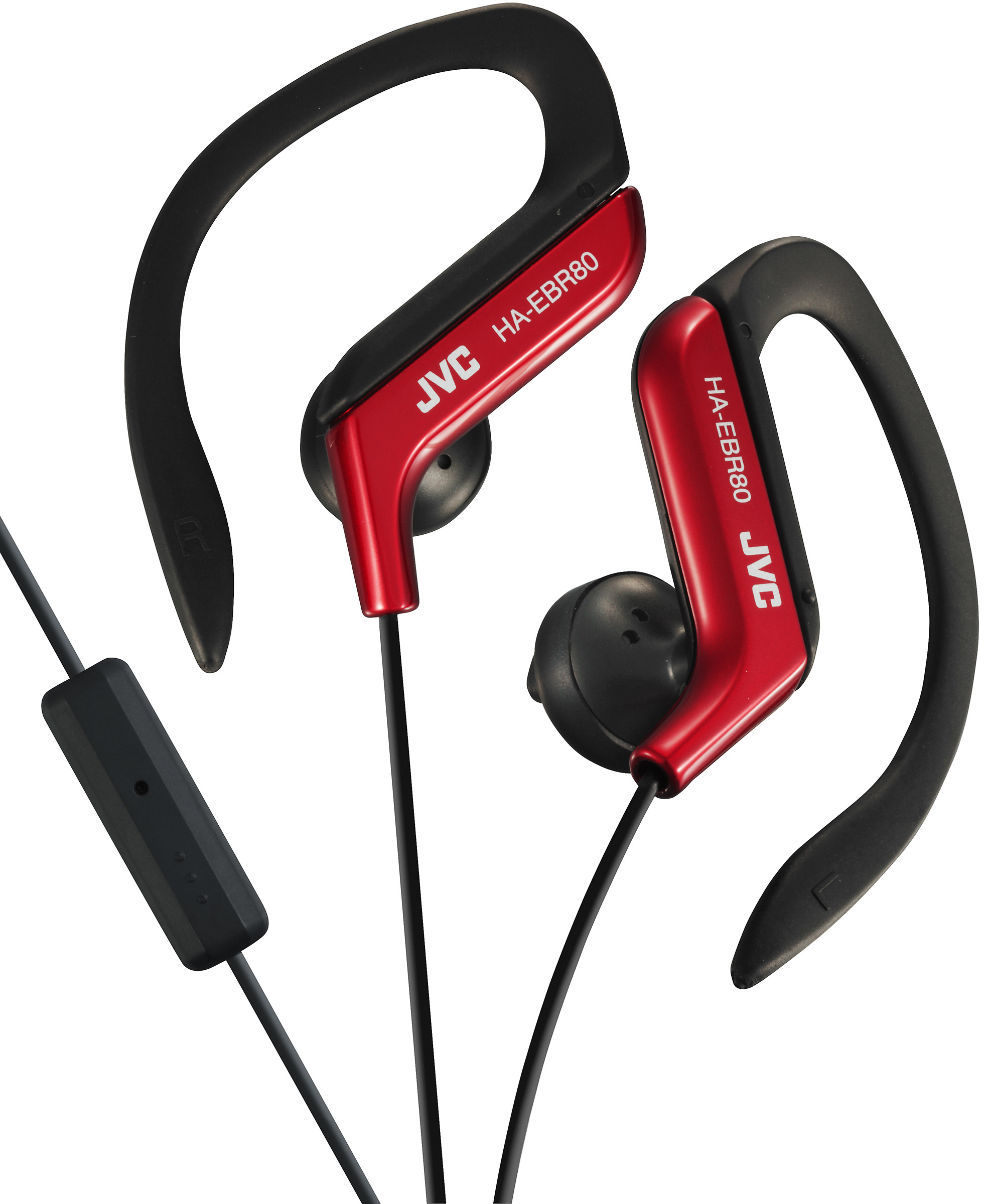 JVC HA-EBR80-R headphones/headset Wired In-ear Red image 1