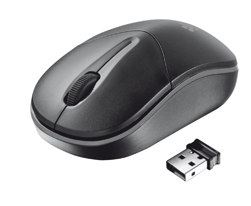 Trust 19131 keyboard Mouse included Universal RF Wireless Turkish Black – image 3