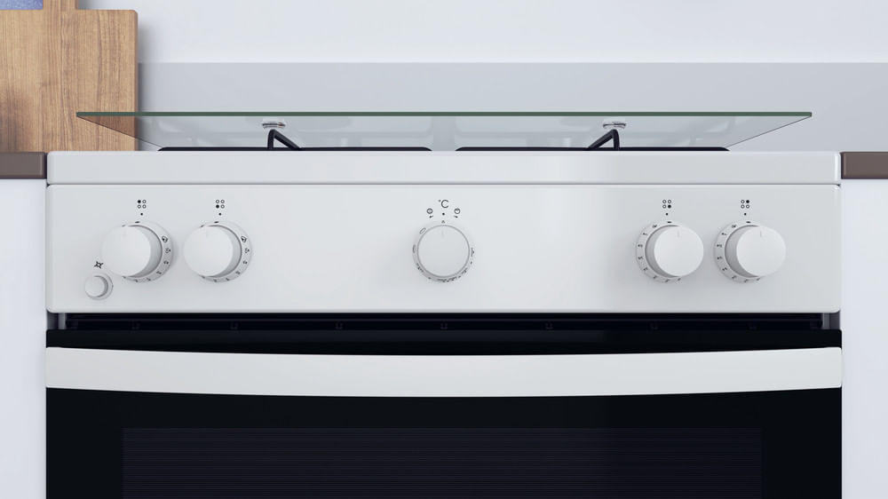 Indesit IS67G1KMW/E Freestanding cooker Gas White – image 9