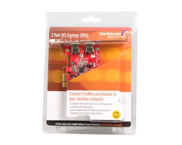 StarTech.com 2 Port PCI Express 1394a FireWire Adapter Card – image 7