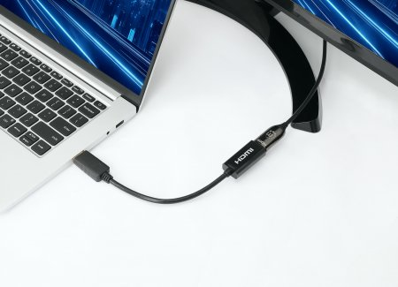Manhattan Adaptador activo DisplayPort 1.2 a HDMI, 4K@60Hz, 15 cm, macho a hembra, DP con bloqueo, negro, no bidireccional, garantía de 3 años, equivalente a DP2HD4K60S imagen 5