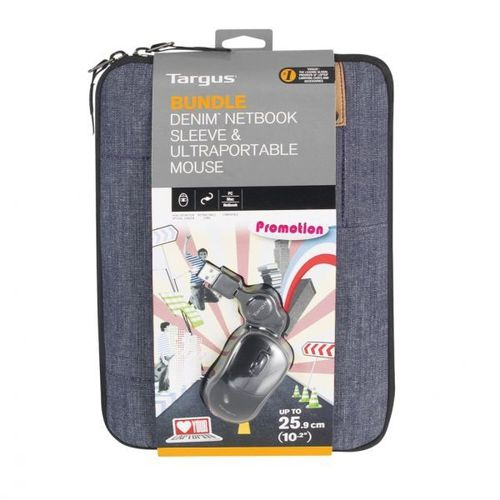Targus Denim 10.2” Netbook Sleeve + Mini Mouse