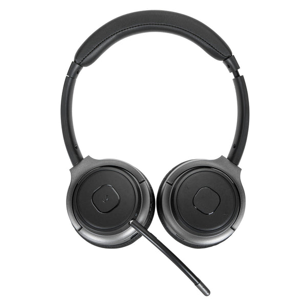 Targus AEH104GL headphones/headset Wired & Wireless Head-band Calls/Music USB Type-C Bluetooth Black – image 1