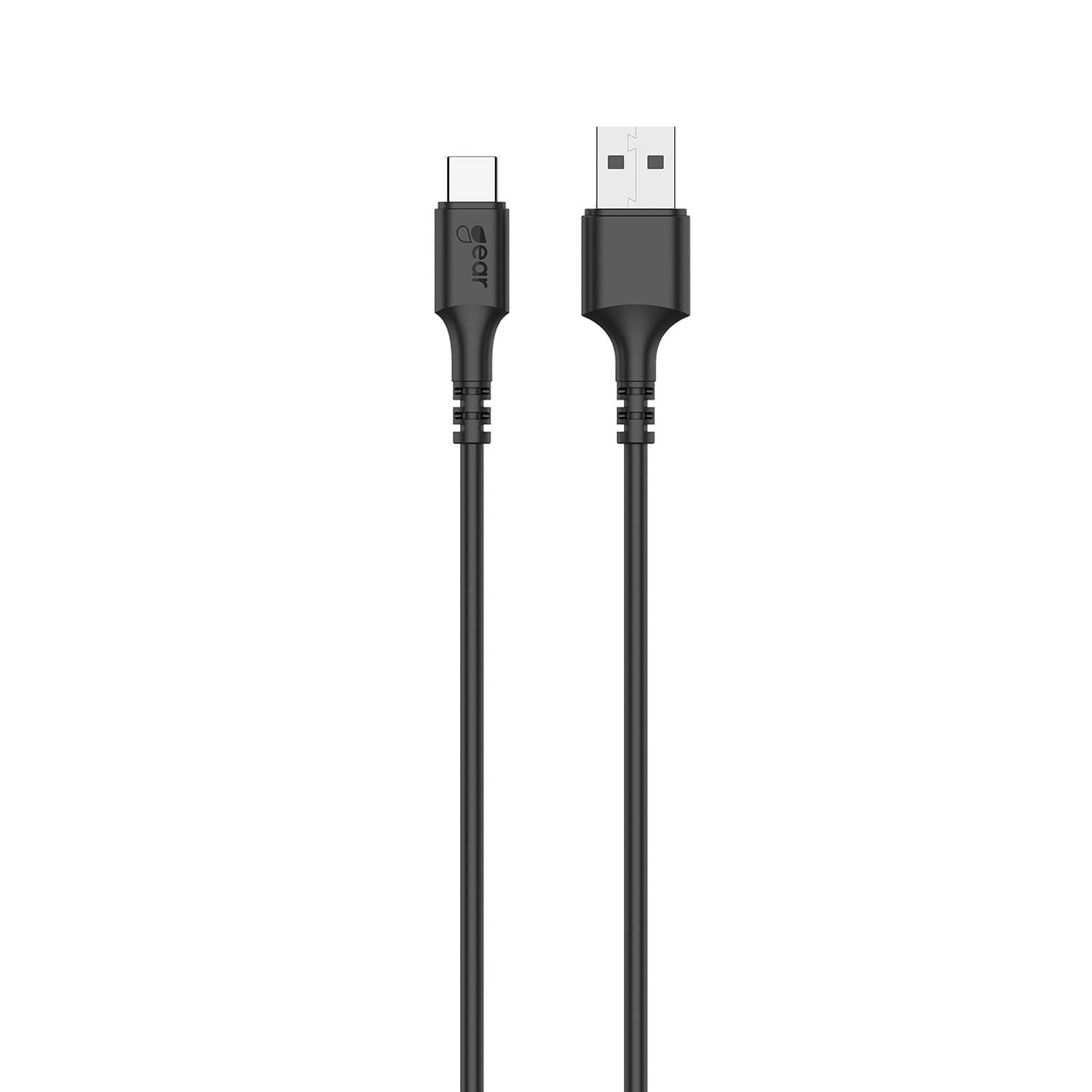 Gear Charger 12-24V 2xUSB 3.4A Black USB-C 2.0 cable 1m – image 3