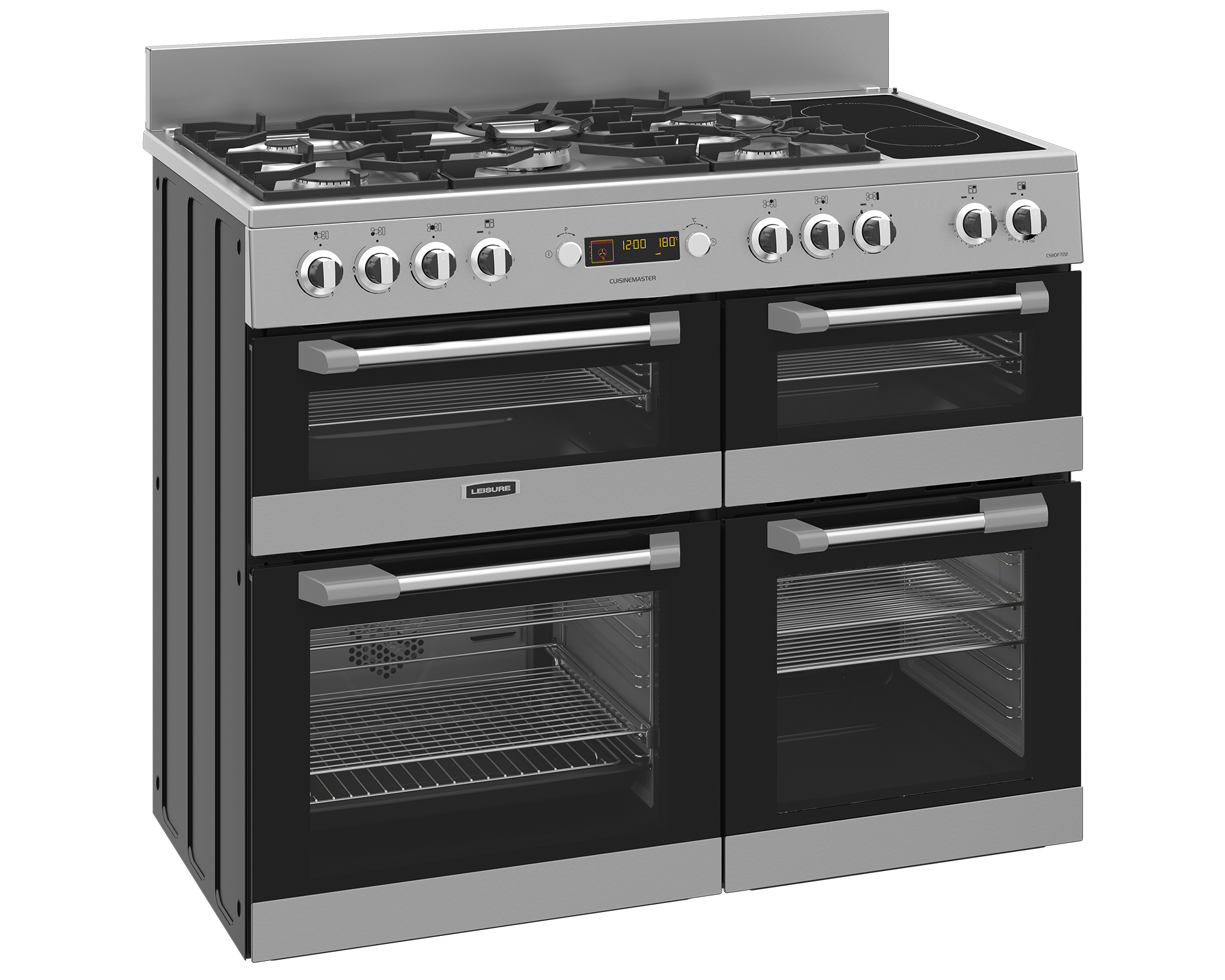 Leisure CS110F722X 110cm Dual Fuel Range Cooker with Three Ovens – image 2
