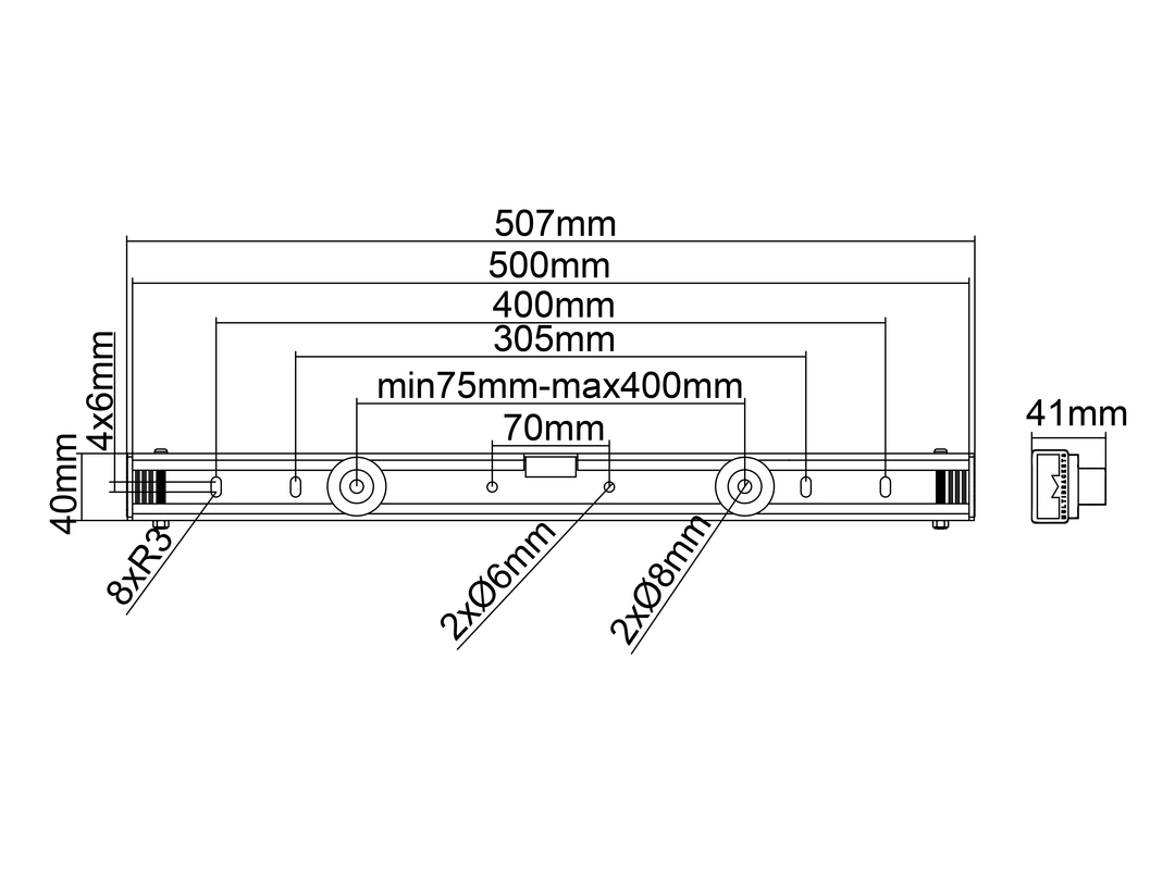 Multibrackets M Universal Wallmount Black Small – image 6