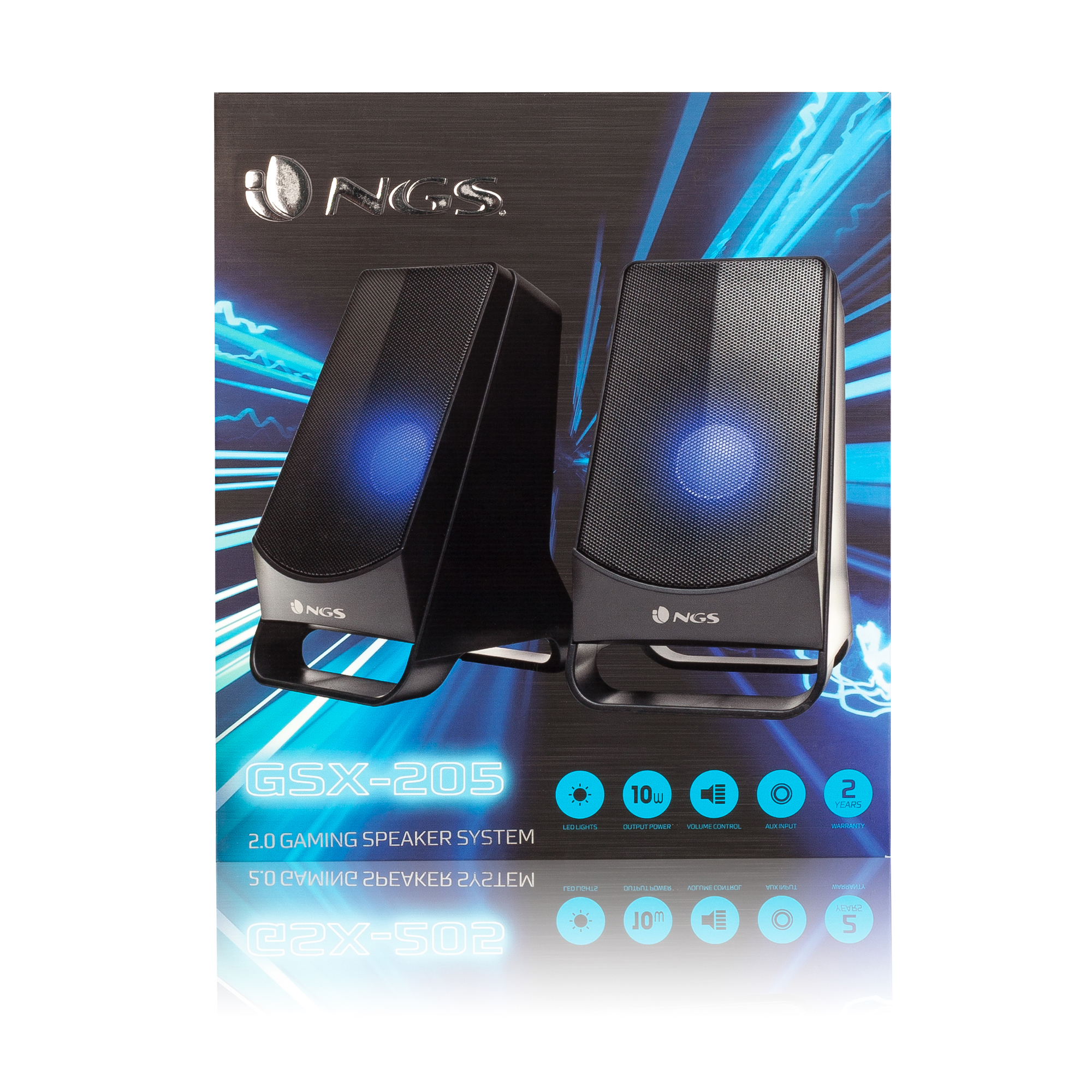 NGS GSX-205 loudspeaker Black Wired – image 8