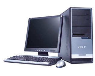 Acer VT7700GX, P4 HT 3.4GHz Intel 550, 512MB DDR II, 160GB, DVD+/-RW/-RAM, 915G