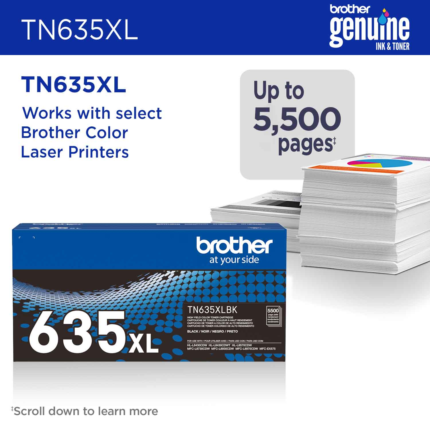 Brother TN-635XLBK toner cartridge 1 pc(s) Original Black – image 2