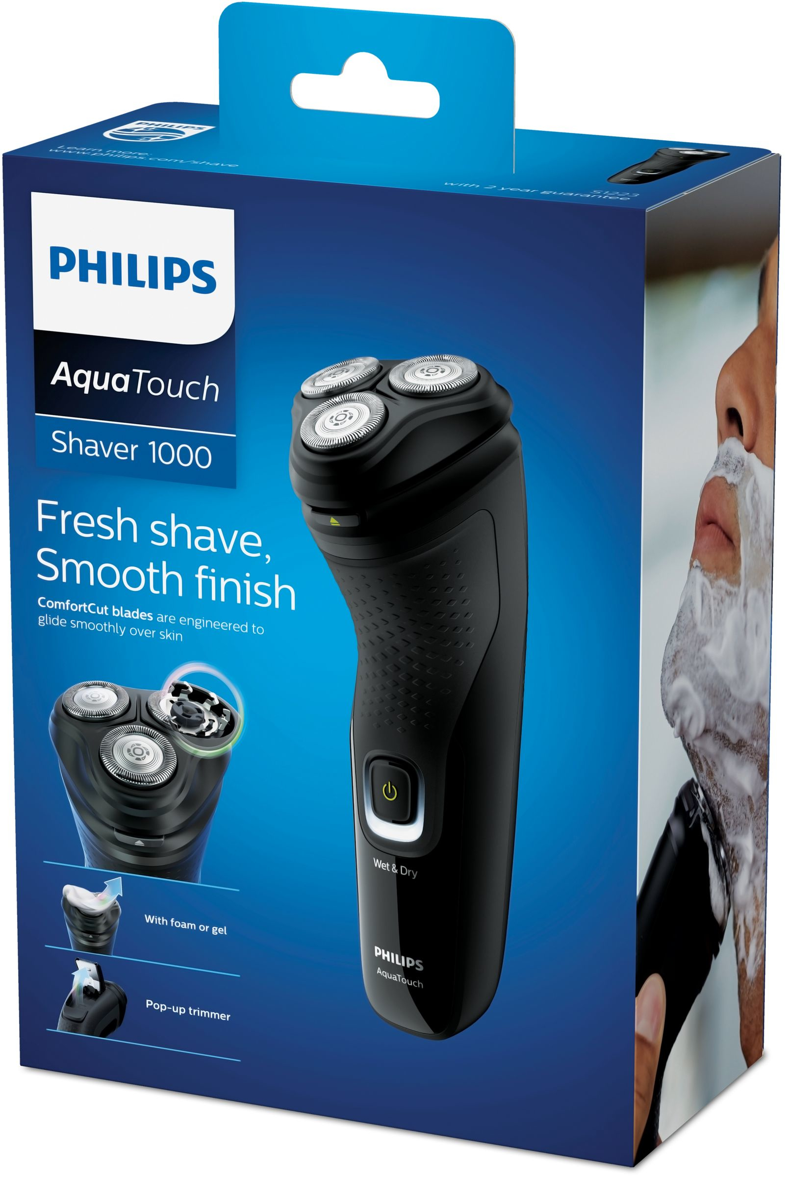 Philips 1000 series S1223/41 men's shaver Rotation shaver Trimmer Black – image 2