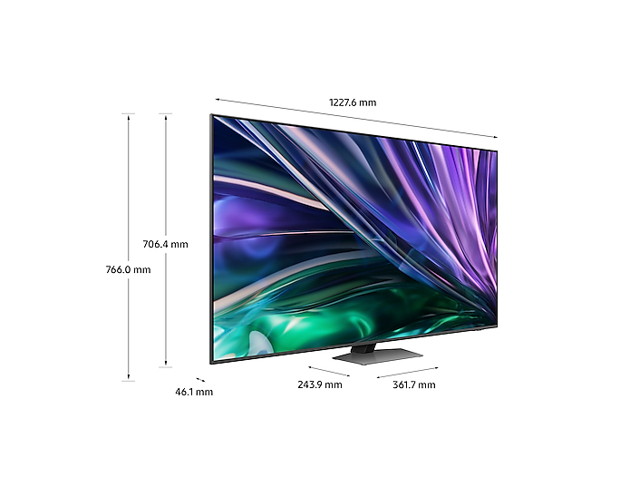 Samsung QN85D 55" Neo QLED 4K Smart TV (2024) and Galaxy Buds3 Pro (White) – image 4