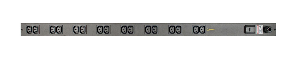Vertiv EGVHVAB162-102C13PS6-IP44 power distribution unit (PDU) 16 AC outlet(s) Black
