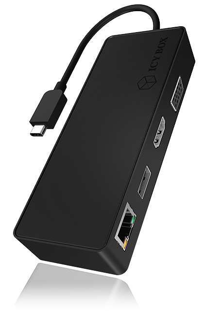 ICY BOX IB-DK4033-CPD Wired USB 3.2 Gen 1 (3.1 Gen 1) Type-C Black – image 5