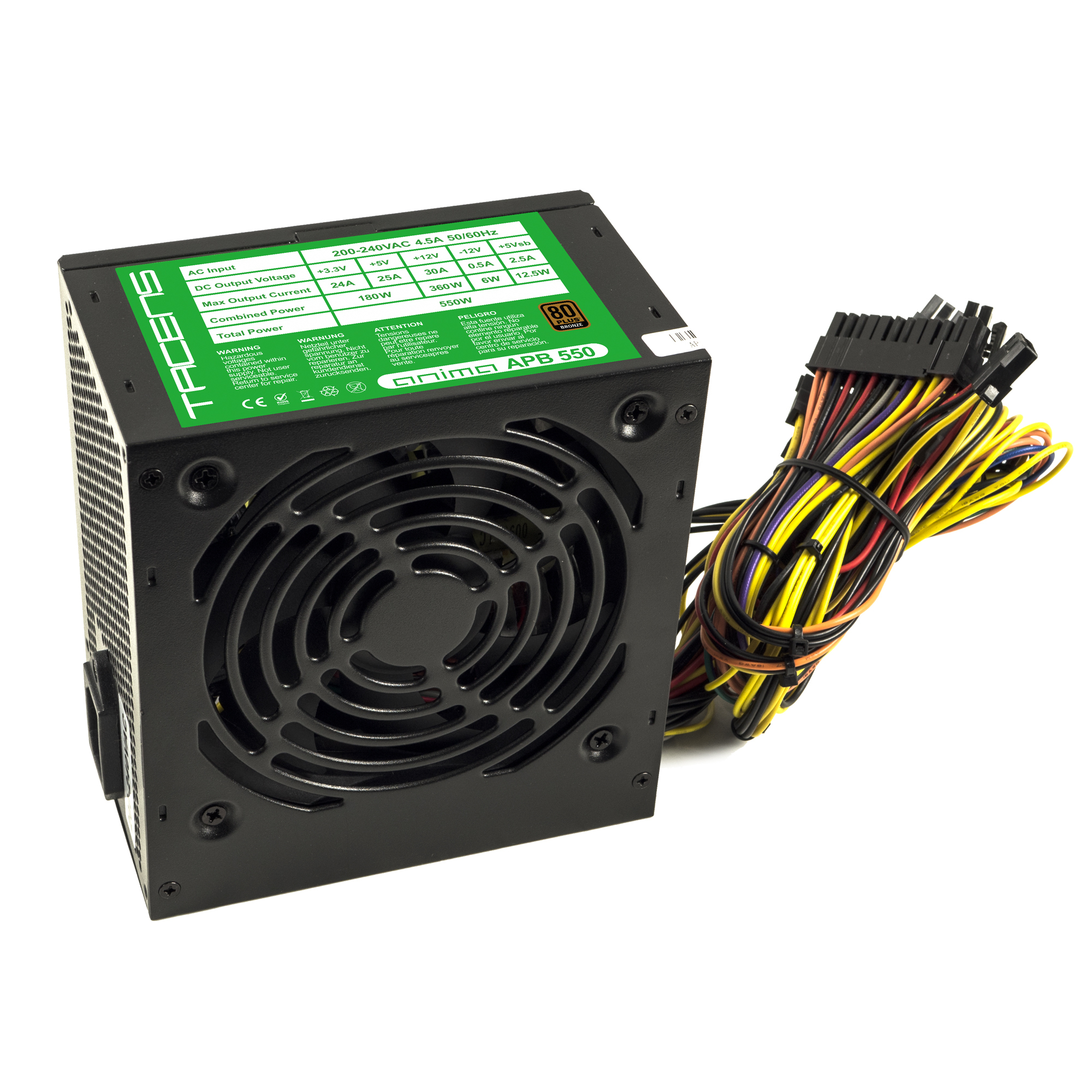 Tacens Anima APB550 power supply unit – image 4