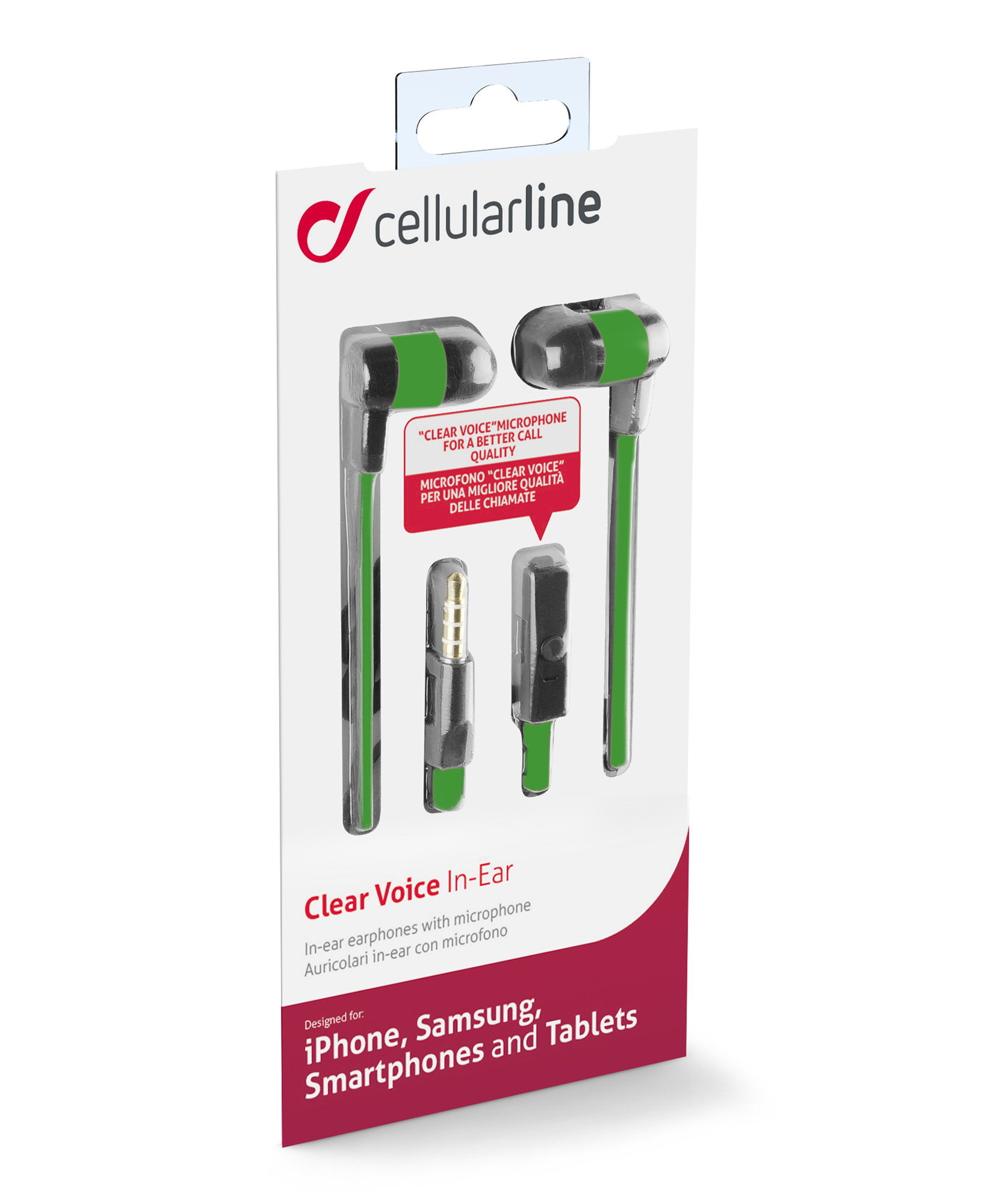 Cellularline Clear Voice Stereo In Ear - Universal – image 3