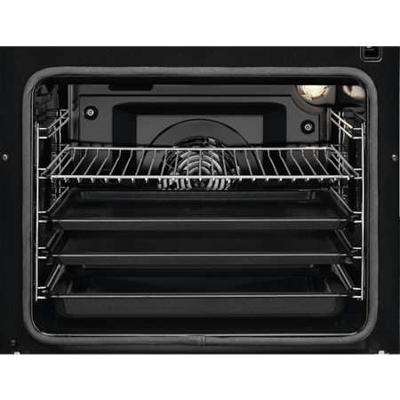 Electrolux EKC7051BOX cooker Freestanding cooker Electric Ceramic hob Black, Stainless steel – image 2