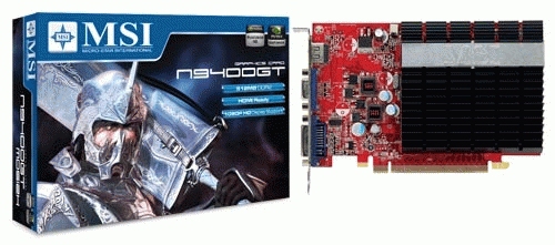 MSI N9400GT-MD512H graphics card GeForce 9400 GT GDDR2 – image 2