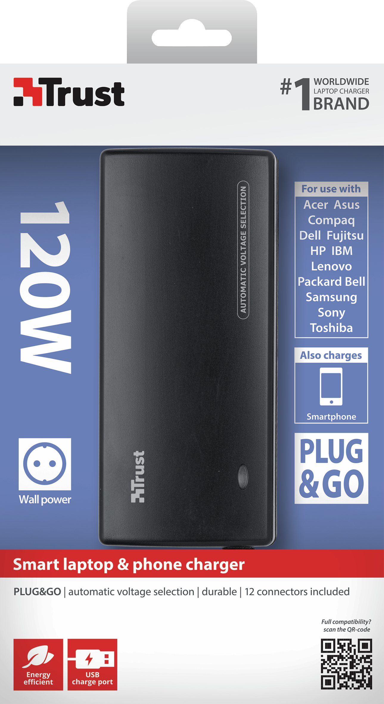 Trust 125W Notebook Power Adapter – image 3