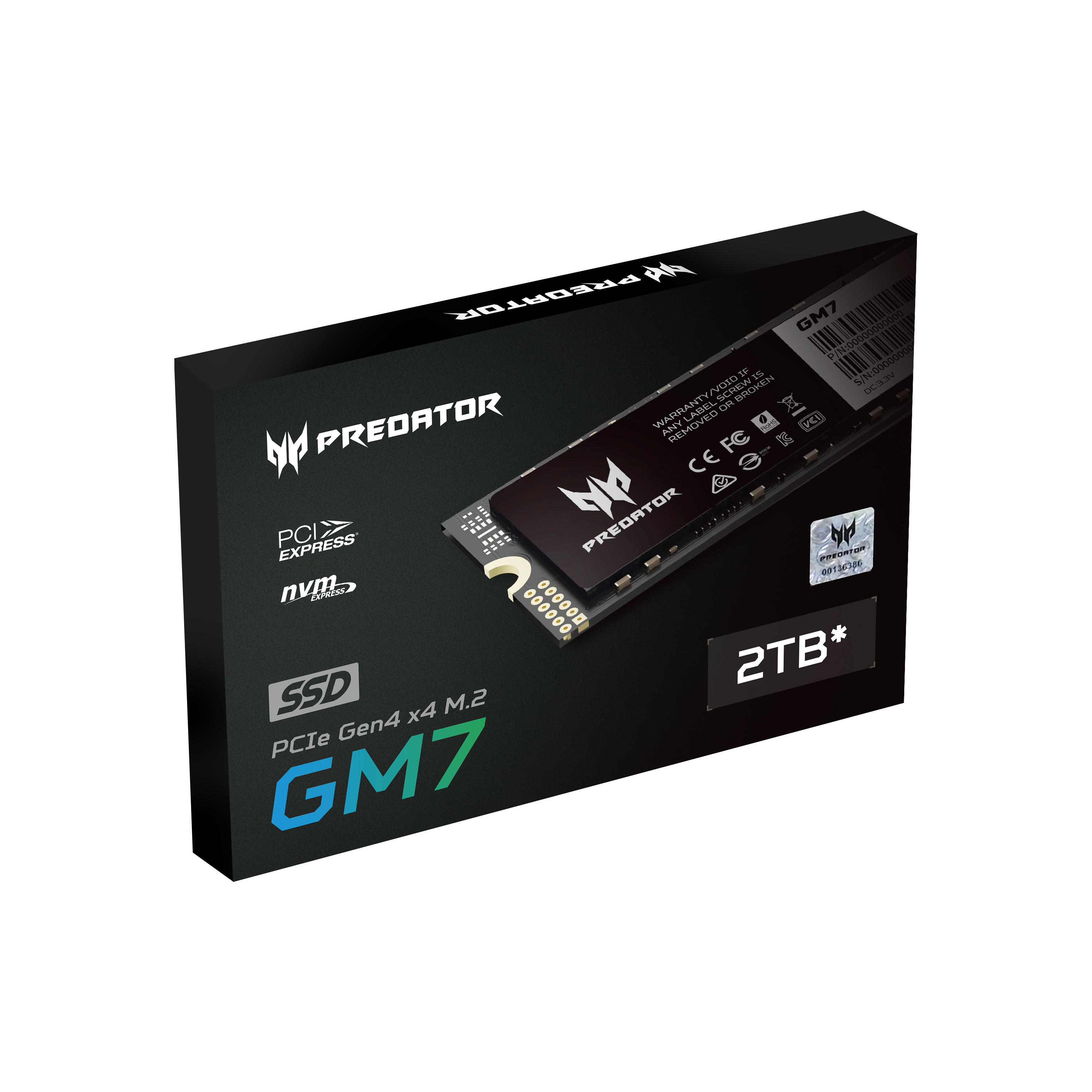 Predator SSD GM7 M.2 NVMe PCIe Gen 4*4 2TB image 6