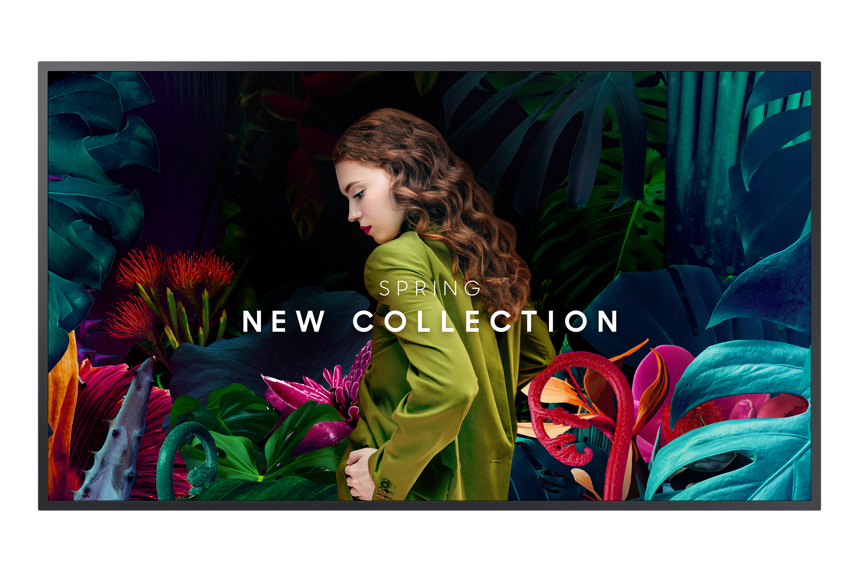 Samsung QB50C-N Digital skiltingstavle (flatskjerm) 127 cm (50") LED 350 cd/m² 4K Ultra HD Svart Innebygd prosessor Tizen 7.0 16/7