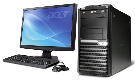 Acer Veriton M 498G Intel® Core™ i3 i3-550 2 GB DDR3-SDRAM 320 GB Intel® HD Graphics Windows 7 Professional Mini Tower PC Black, Silver – image 4