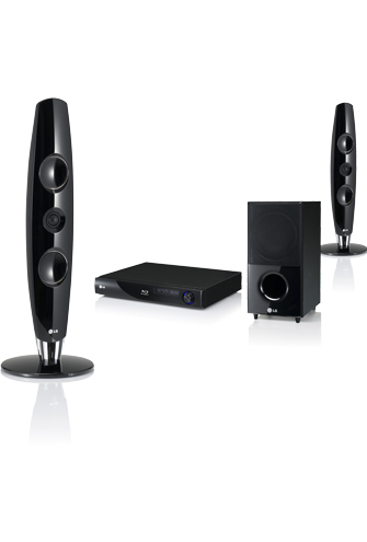 LG HB44C home cinema system 2.1 channels Black