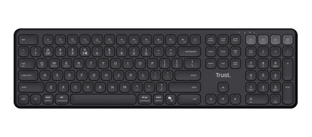 Trust Vaiya tastiera Casa/ufficio RF senza fili + Bluetooth QWERTY Inglese Nero