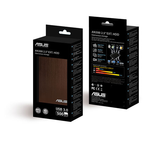 ASUS AN300 external hard drive 500 GB 5400 RPM 2.5″ USB Type-A 3.2 Gen 1 (3.1 Gen 1) Brown image 3