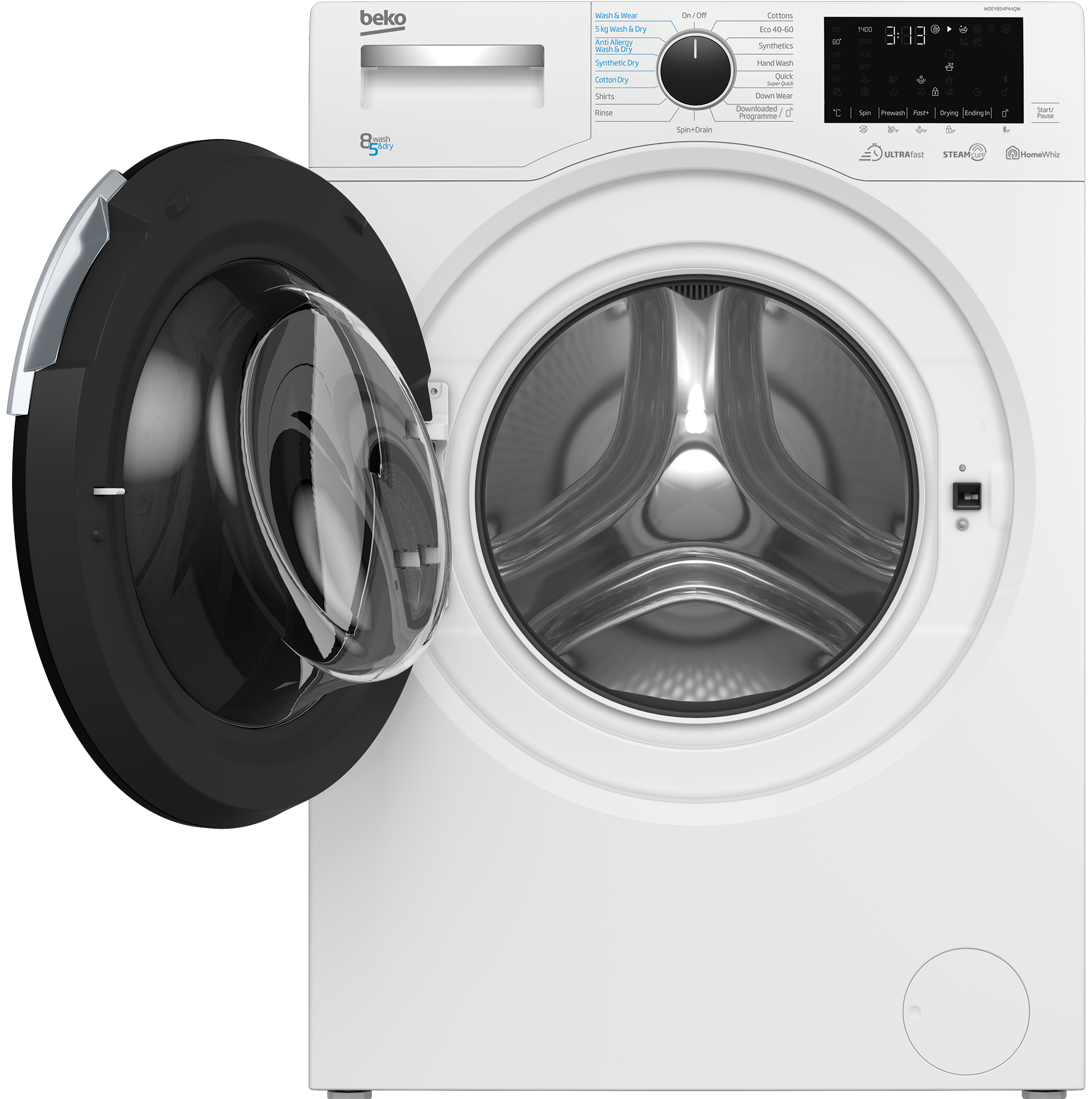 Beko WDEY854P44QW washer dryer Freestanding Front-load White – image 4