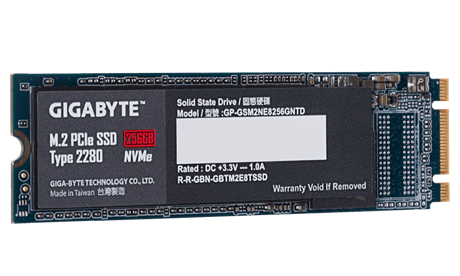 GIGABYTE GP-GSM2NE8256GNTD internal solid state drive – image 3