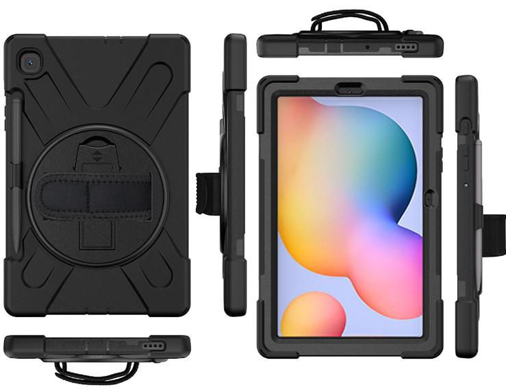 eSTUFF AUSTIN Defender Case for Samsung Galaxy Tab S6 Lite 2022/2020 - Black – image 1