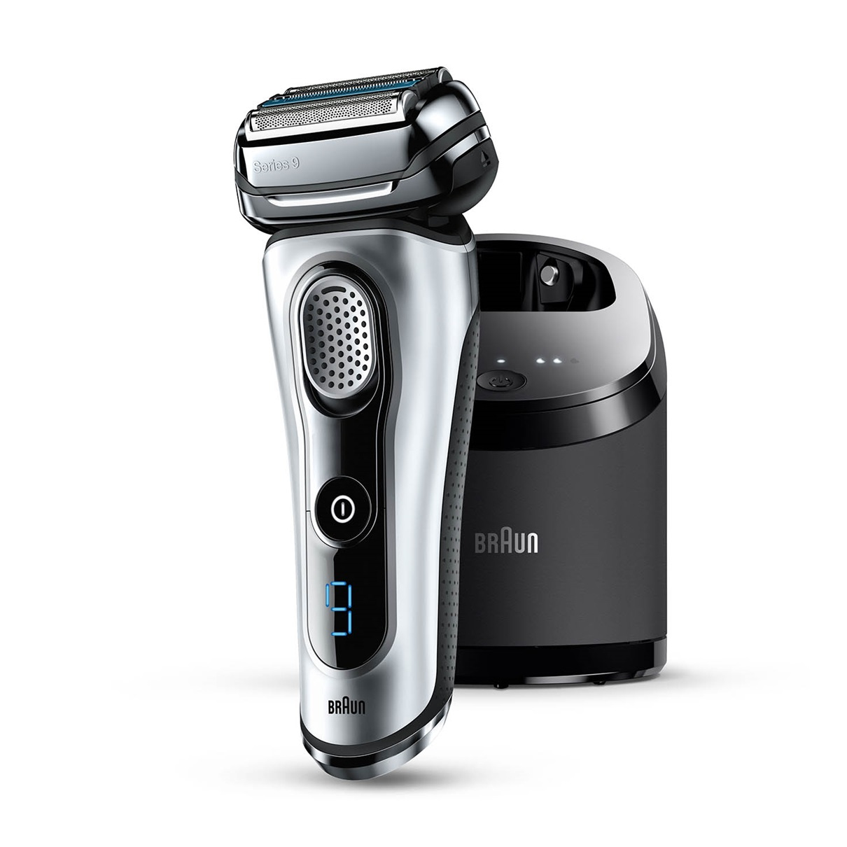 Braun 9-9090cc Foil shaver Trimmer Black, Silver – image 2