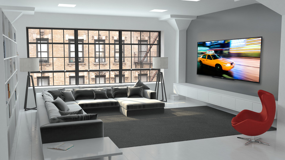 Sharp LC-90LE757K TV 2.29 m (90") Full HD Wi-Fi Black 350 cd/m² – image 2