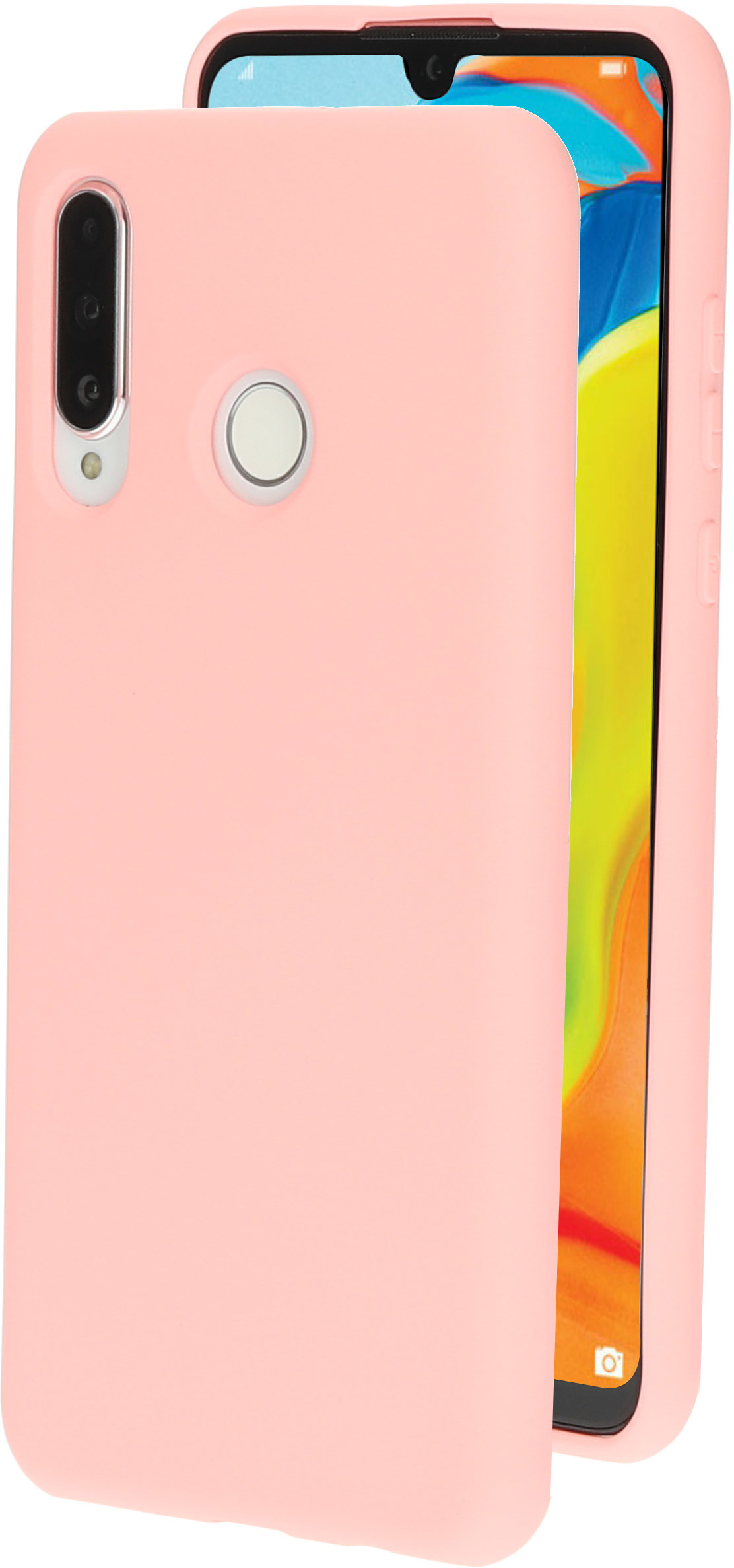 Mobiparts Silicone Cover Huawei P30 Lite Blossom Pink