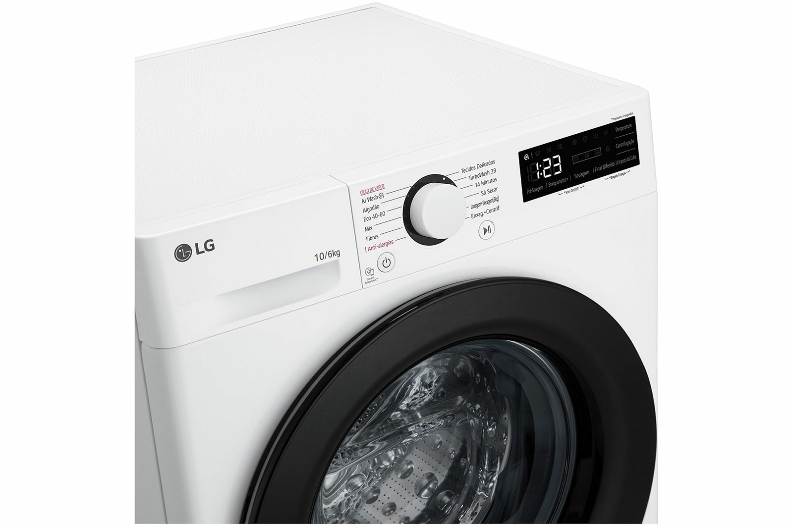 LG F4DR5010S6W washer dryer Freestanding Front-load White – image 2