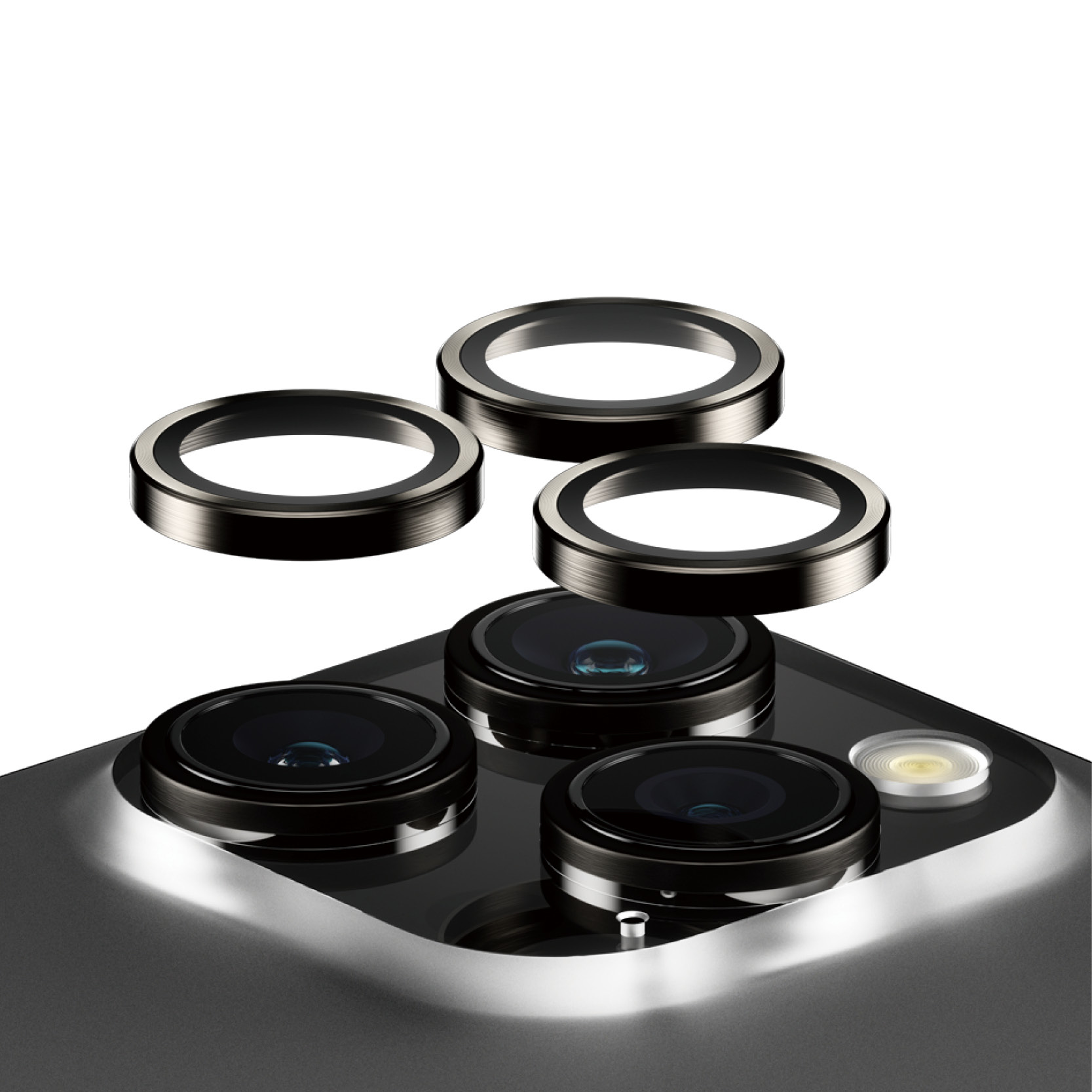 PanzerGlass Lens Protector Rings HOOP Genomskinligt skärmskydd Apple 1 styck