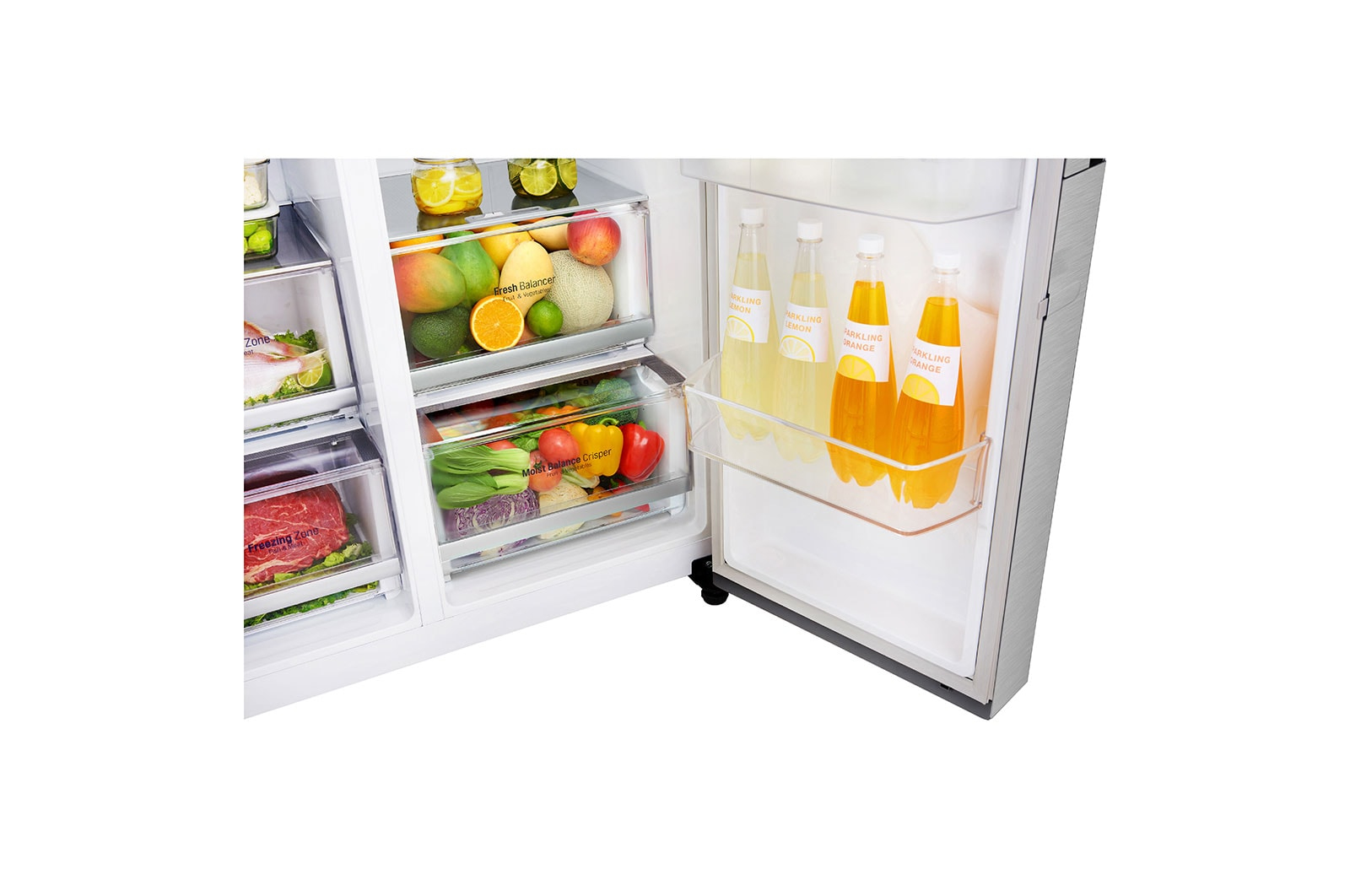 LG GSS6876SC side-by-side refrigerator Freestanding – image 9