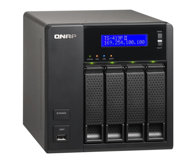 QNAP TS-419P II + 4XST3000NC000 – image 3
