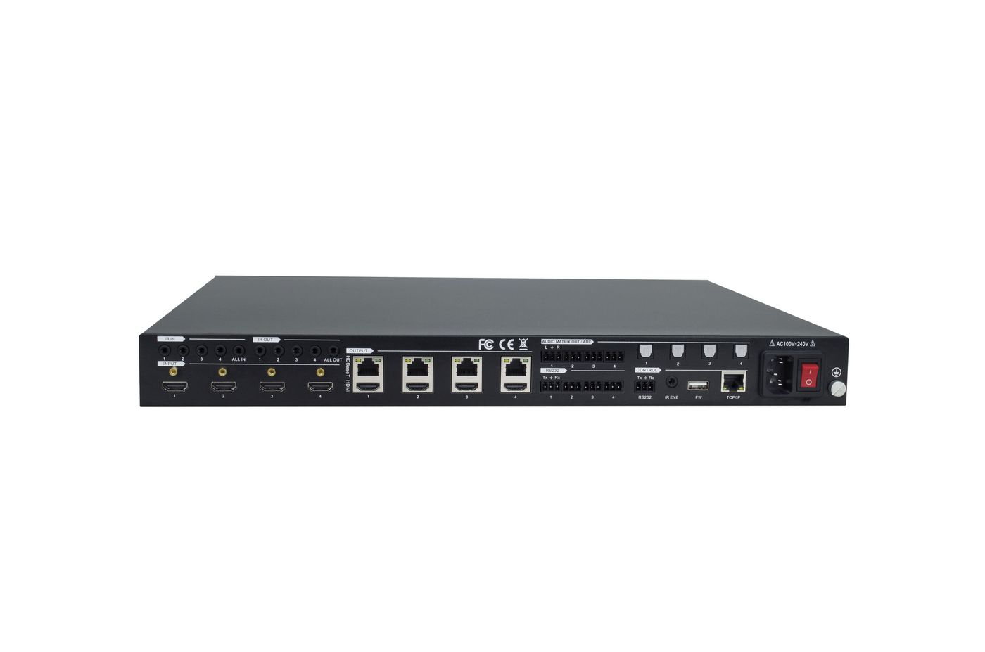 Vivolink VLHDMIMAT4X444 matrix switcher AV matrix switcher Built-in display – image 3