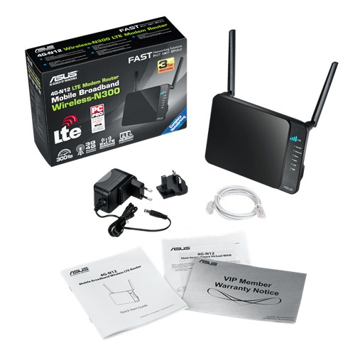 ASUS 4G-N12 wireless router Fast Ethernet Black – image 6
