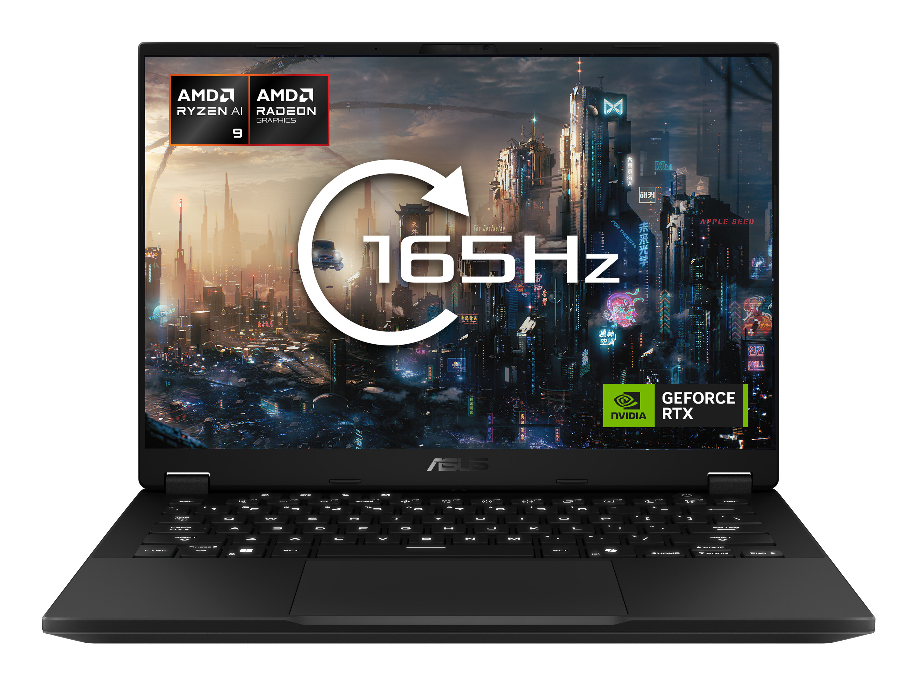ASUS TUF Gaming A14 FA401GM-RG005W AMD Ryzen AI 9 465 Laptop 35.6 cm (14″) WQXGA 16 GB LPDDR5x-SDRAM 1 TB SSD NVIDIA GeForce RTX 5060 Wi-Fi 6E (802.11ax) Windows 11 Home Black, Grey image 1