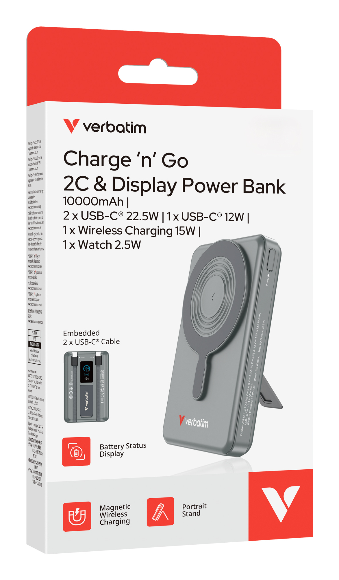 Verbatim Charge'n'Go 2C & Display Power Bank – image 4