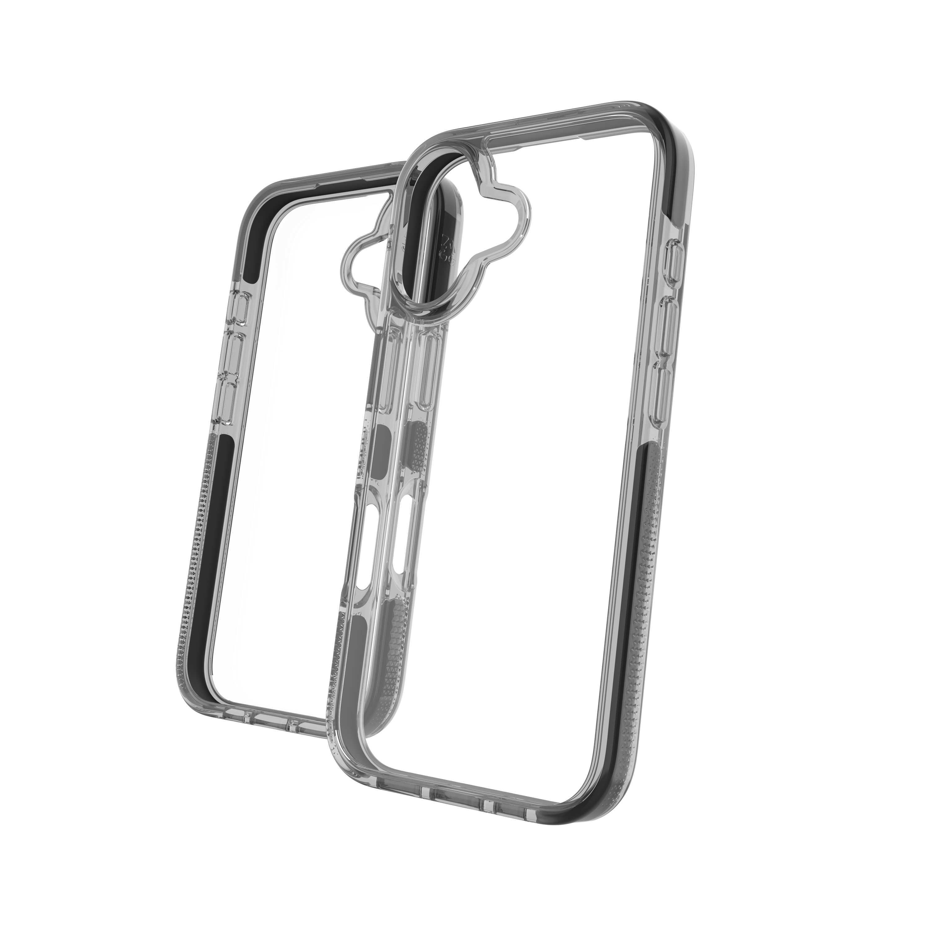 ZAGG Santa Cruz coque de protection pour téléphones portables 16 cm (6.3") Housse Noir, Transparent