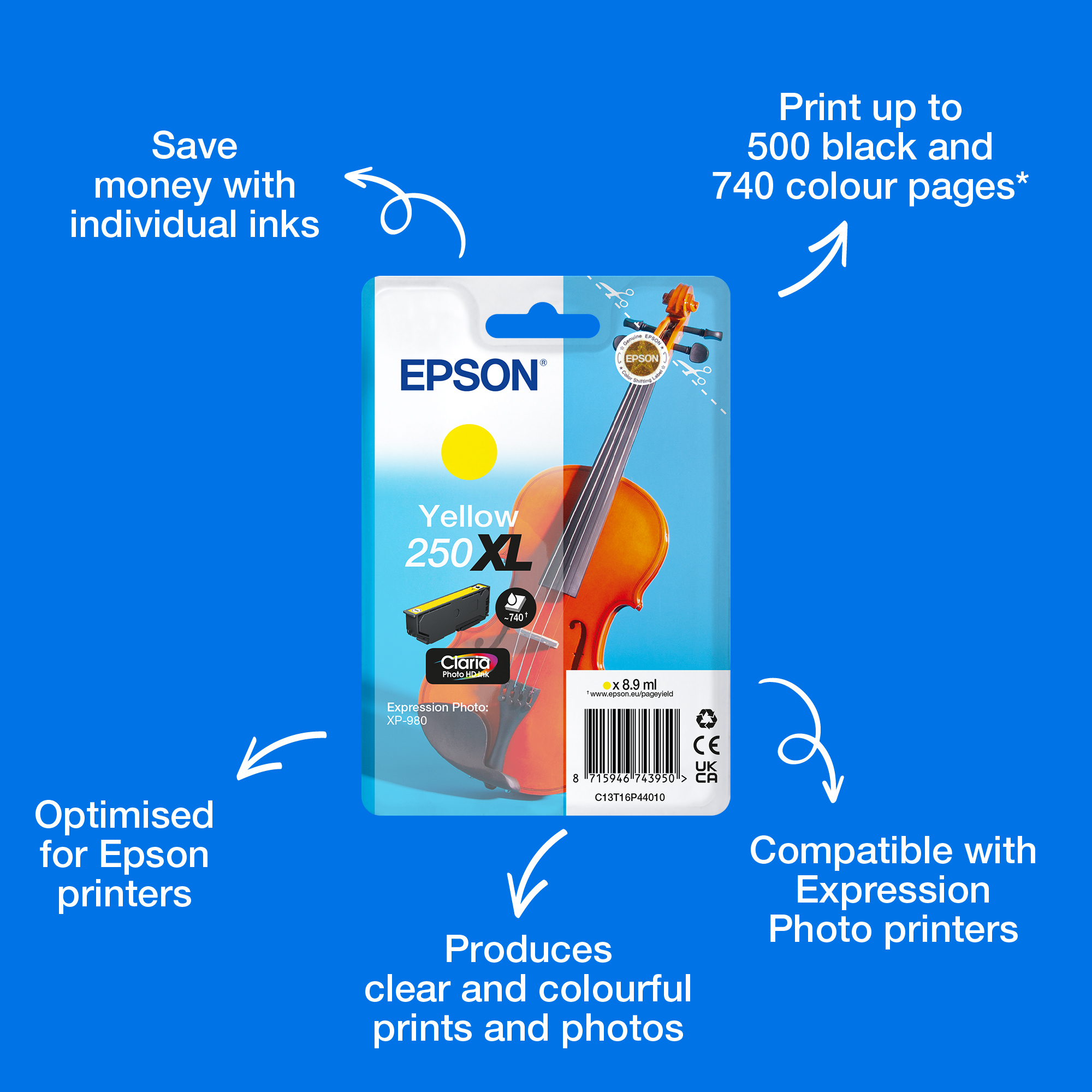 Epson 250XL Violin Claria Photo HD – image 2