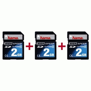 Hama Triple Pack SD 2GB – image 2