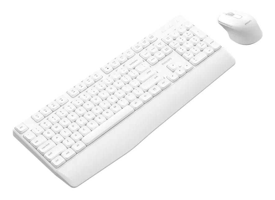 Philips 3000 series SPT6348W/93 keyboard Mouse included Home/Office RF Wireless White – image 3