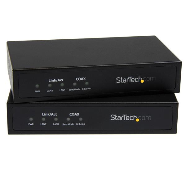 StarTech.com Gigabit Ethernet over Coaxial Unmanaged Network Extender Kit - 2.4km – image 2